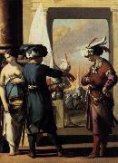 Laurent de la Hyre Cyrus Announcing to Araspas that Panthea Has Obtained His Pardon oil painting